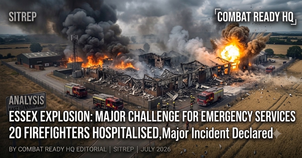 Essex Explosion: 20 Firefighters Hospitalised
